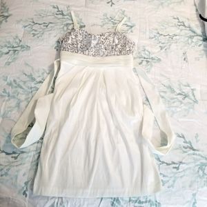 Homecoming dress sz 7 white